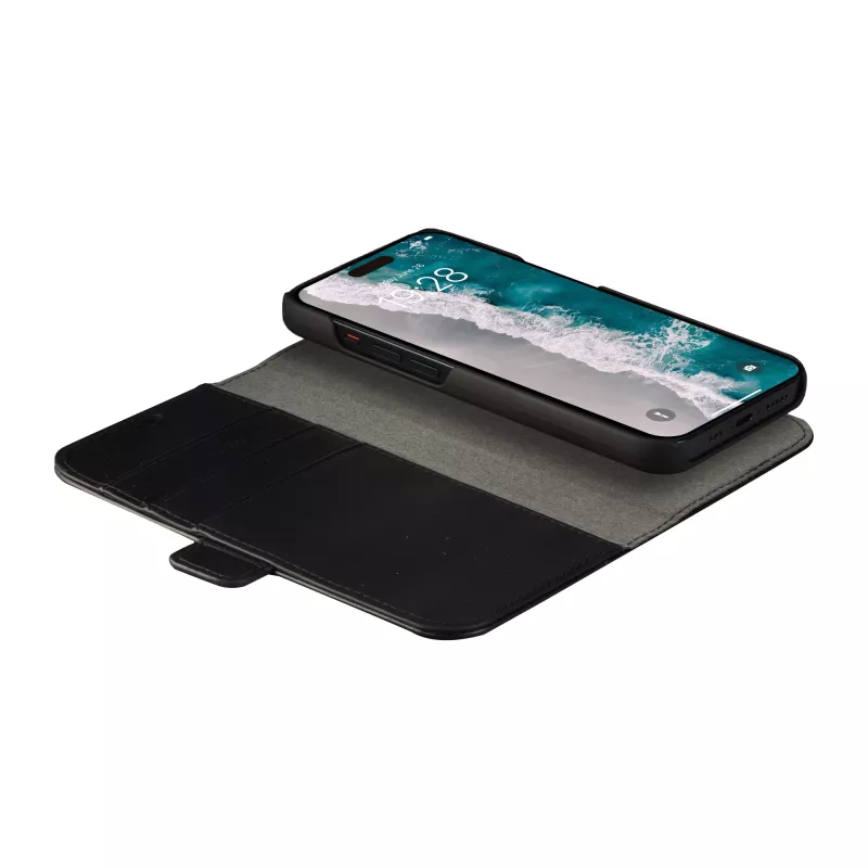 dbramante1928 Stockholm – iPhone 17e/16e/15/14/13 – Schwarz, Folio, Apple, iPhone 17e/16e/15/14/13, Schwarz