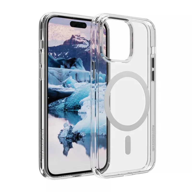 dbramante1928 Iceland Pro MagSafe-kompatibel – iPhone 15 Pro, Hülle, Apple, iPhone 15 Pro, Transparent, Weiß