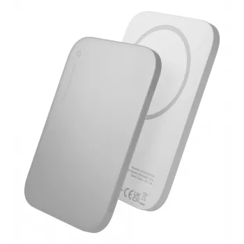 dbramante1928 re-charge - Powerbank 3K WL Ultra schlank Qi1.3 - WHT