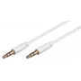 Microconnect AUDLL05W Audiokabel 0,5 m 3,5 mm Weiß