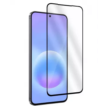 eSTUFF Samsung Galaxy A57 Displayschutzfolie. Vollabdeckung aus gehärtetem Glas. Titan Shield 1 Stck.