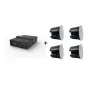 Vivolink Audiopack Subwoofer 6.5 + 4 x Premium 40W Deckeneinbaulautsprecher (limitiertes Bundle-Angebot) Schwarz Kabelgebunden 110 W