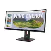 Lenovo ThinkVision T34WD-40 Monitor, 86.4 cm (34 inch), 3440 x 1440 Pixel, Wide Quad HD, LED, 6 ms, Schwarz