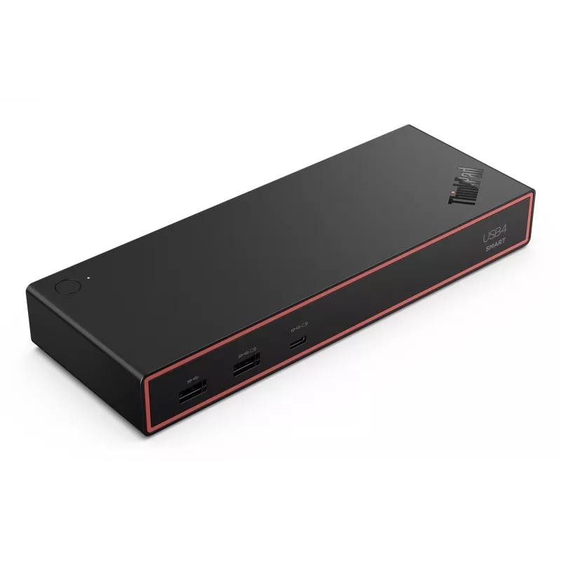 Lenovo ThinkPad USB4 Smart Dock 5500 mit 135W Adapter Kabelgebunden Schwarz