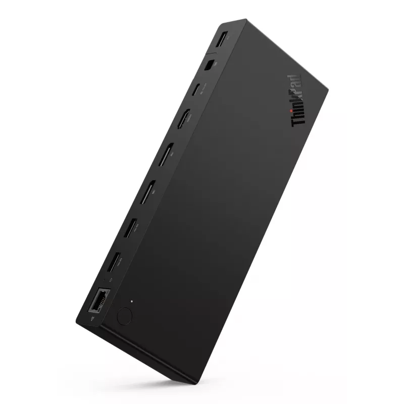 Lenovo ThinkPad USB4 Smart Dock 5500 mit 135W Adapter Kabelgebunden Schwarz