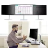 StarTech.com Magnetische Monitor-Blickschutzfolie für 24 Zoll 16:10 Display, Abnehmbarer Filter, Blendfreie/Glänzende Seiten, Blaulichtreduzierender Displayschutzfilm, TAA
