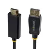 StarTech.com 2m DisplayPort auf HDMI Adapterkabel mit Griffsicheren Steckverbindungen, 4K 60Hz, HDR, Unidirektionaler DP zu HDMI Videokonverter, DP Desktop auf HDMI Monitor