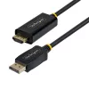 StarTech.com 2m DisplayPort auf HDMI Adapterkabel mit Griffsicheren Steckverbindungen, 4K 60Hz, HDR, Unidirektionaler DP zu HDMI Videokonverter, DP Desktop auf HDMI Monitor