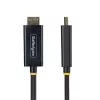 StarTech.com 2m DisplayPort auf HDMI Adapterkabel mit Griffsicheren Steckverbindungen, 4K 60Hz, HDR, Unidirektionaler DP zu HDMI Videokonverter, DP Desktop auf HDMI Monitor