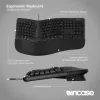 Incase Designed by Microsoft Ergonomische Tastatur Office USB QWERTY Schwarz