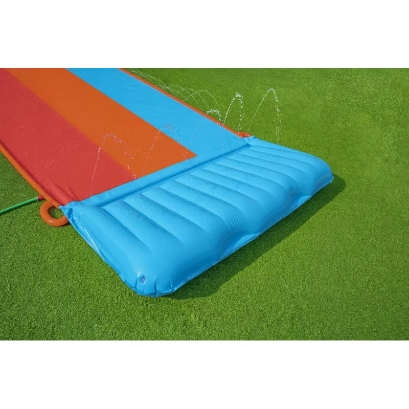 Bestway H2OGO! Triple-Rutsche mit Tsunami Splash Rampe 4,88 m