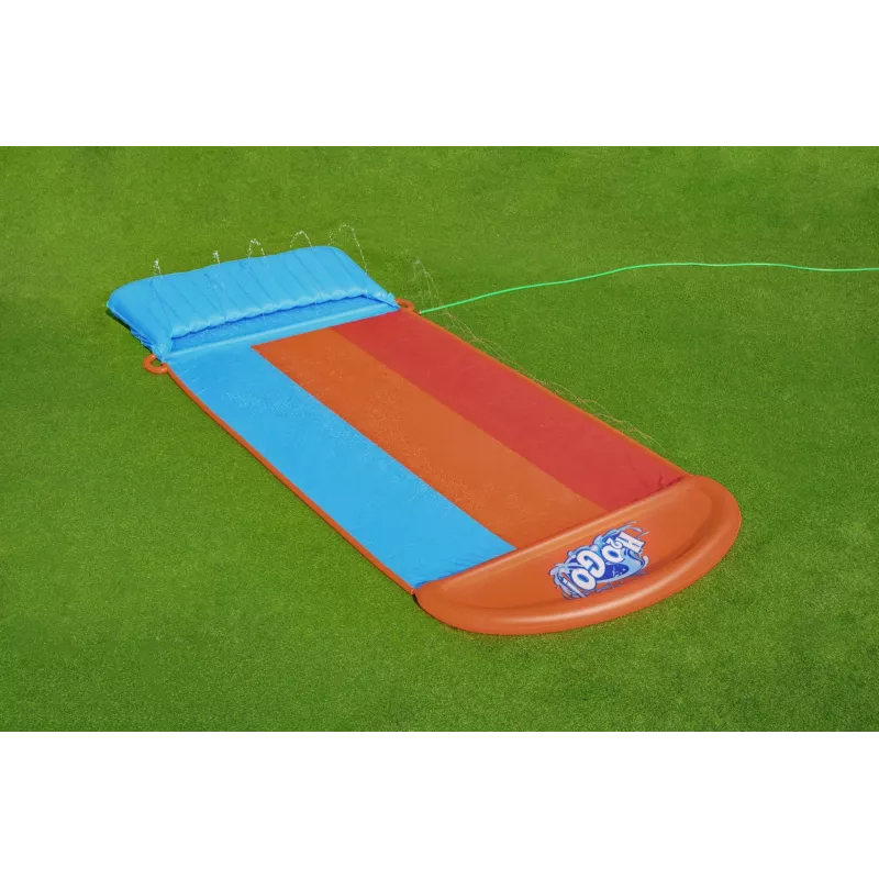 Bestway H2OGO! Triple-Rutsche mit Tsunami Splash Rampe 4,88 m