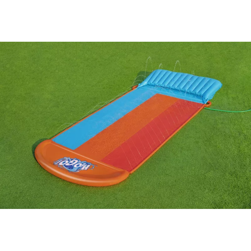 Bestway H2OGO! Triple-Rutsche mit Tsunami Splash Rampe 4,88 m