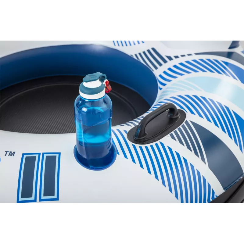 Bestway Hydro-Force Rapid Rider II Doppel-Flussreifen, Mehrfarbig, Schwimmreifen, Muster, Junge/Mädchen, 180 kg, 2 Personen