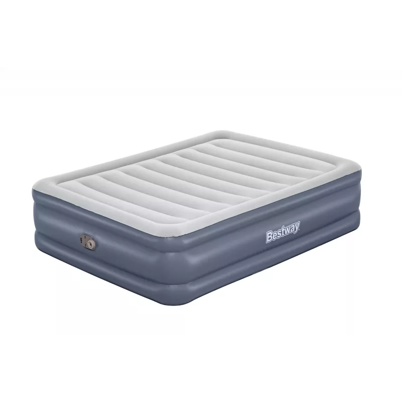 Bestway Tritech Luftmatratze Queen mit integrierter AC-Pumpe und antimikrobieller Beschichtung 2,03 m x 1,52 m x 51 cm