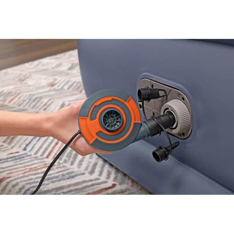 Bestway Tritech Luftmatratze Queen mit integrierter AC-Pumpe und antimikrobieller Beschichtung 2,03 m x 1,52 m x 51 cm