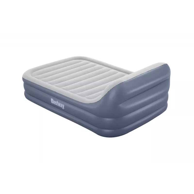Bestway Tritech SleekFlow Kopfstück-Luftmatratze Queen mit integrierter AC-Pumpe und antimikrobieller Beschichtung 2,26 m x 1,52 m x 84 cm