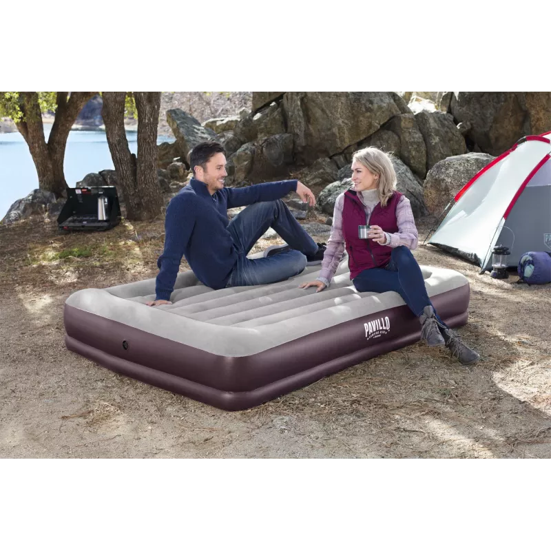 Bestway 67699 Luftmatratze Doppelmatratze Braun, Grau Unisex
