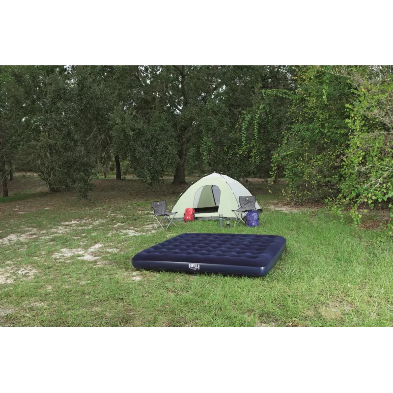 Bestway Flocked Airbed – King – 2,03 m x 1,83 m x 22 cm, Doppelmatratze