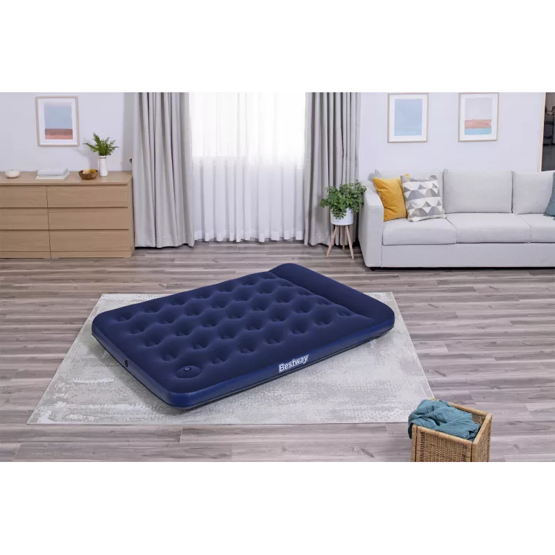 Bestway Luftmatratze Full mit eingebauter Fußpumpe 1,91 m x 1,37 m x 28 cm