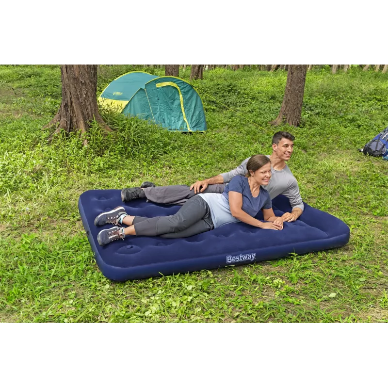 Bestway Luftmatratze Full mit eingebauter Fußpumpe 1,91 m x 1,37 m x 28 cm