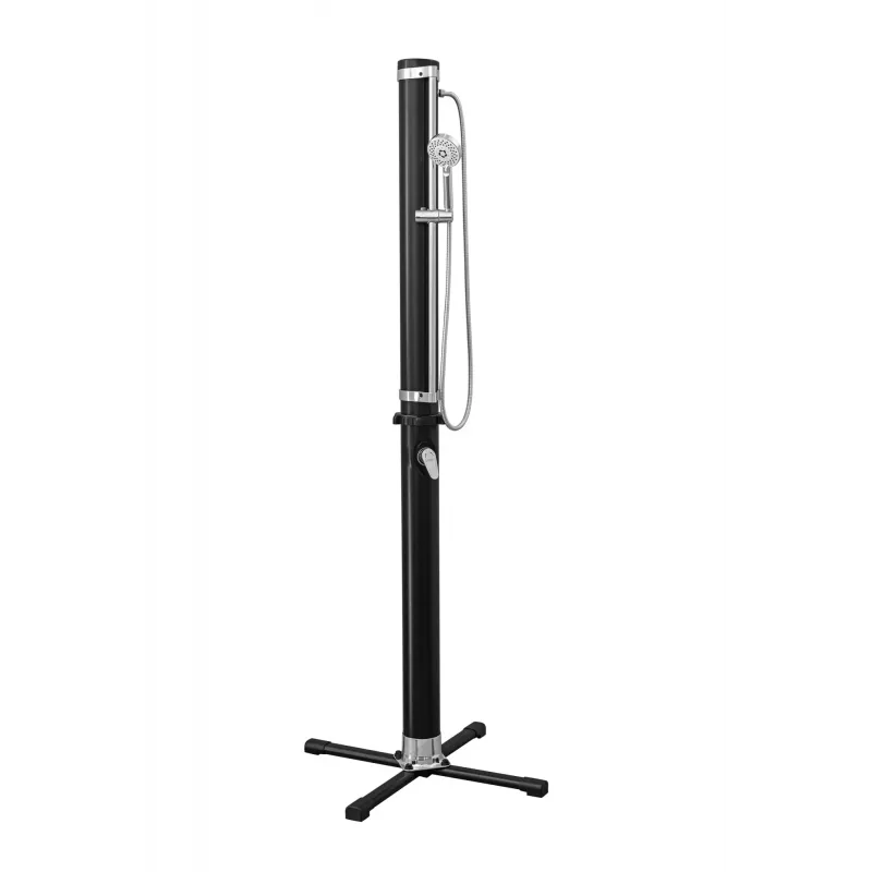 Bestway SolarFlow 20 L Outdoor-Dusche, freistehend, Schwarz, Metall, PVC, 20 L, EN1112, 620 mm