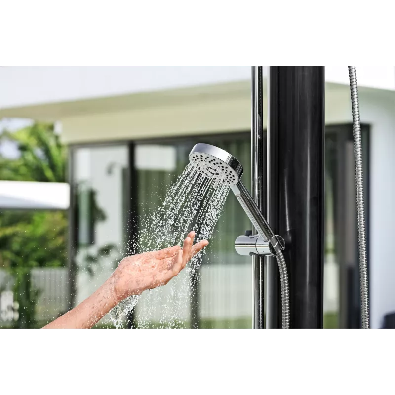 Bestway SolarFlow 20 L Outdoor-Dusche, freistehend, Schwarz, Metall, PVC, 20 L, EN1112, 620 mm