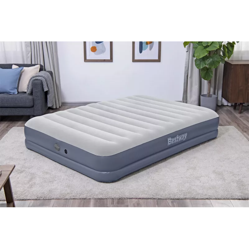 Bestway Tritech Luftmatratze Queen mit wiederaufladbarer Pumpe 2,03 m x 1,52 m x 36 cm