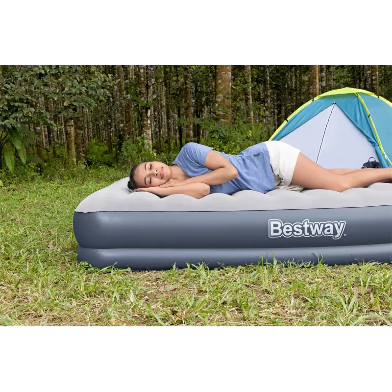 Bestway Tritech Luftmatratze Queen mit wiederaufladbarer Pumpe 2,03 m x 1,52 m x 36 cm