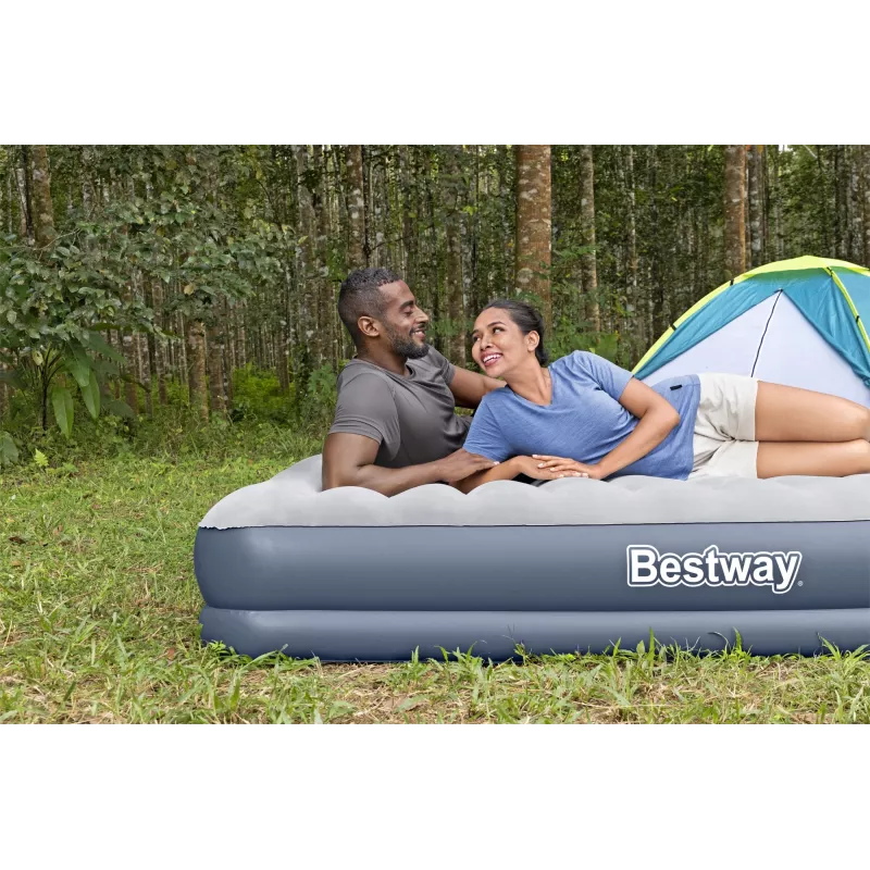Bestway Tritech Luftmatratze Queen mit wiederaufladbarer Pumpe 2,03 m x 1,52 m x 36 cm