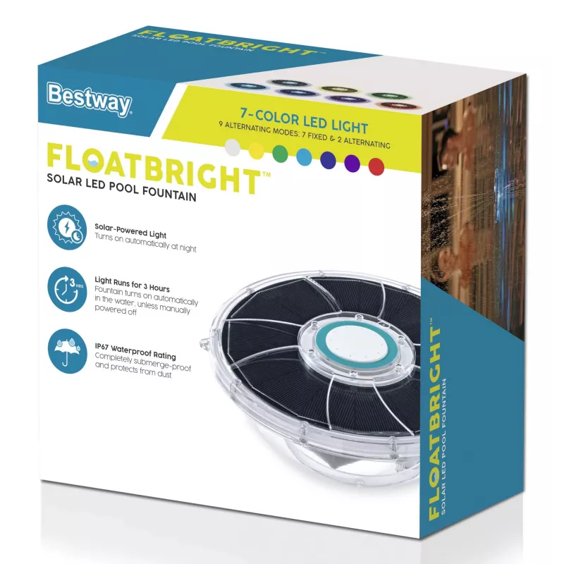 Bestway FloatBright Solar LED Poolbrunnen