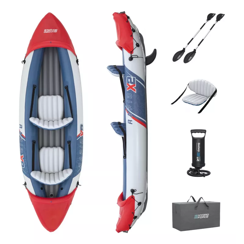 Bestway Hydro Force Rapid X2 Aufblasbares 2-Personen-Kajak-Set 3,21 m