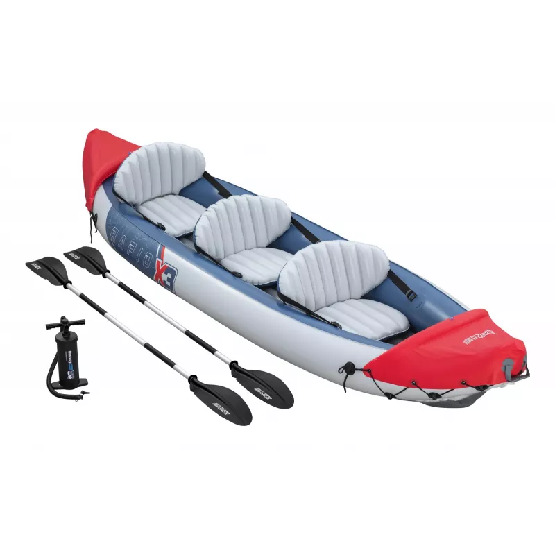 Bestway Hydro Force Rapid X3 aufblasbares Kajak-Set für 3 Personen 3,81 m