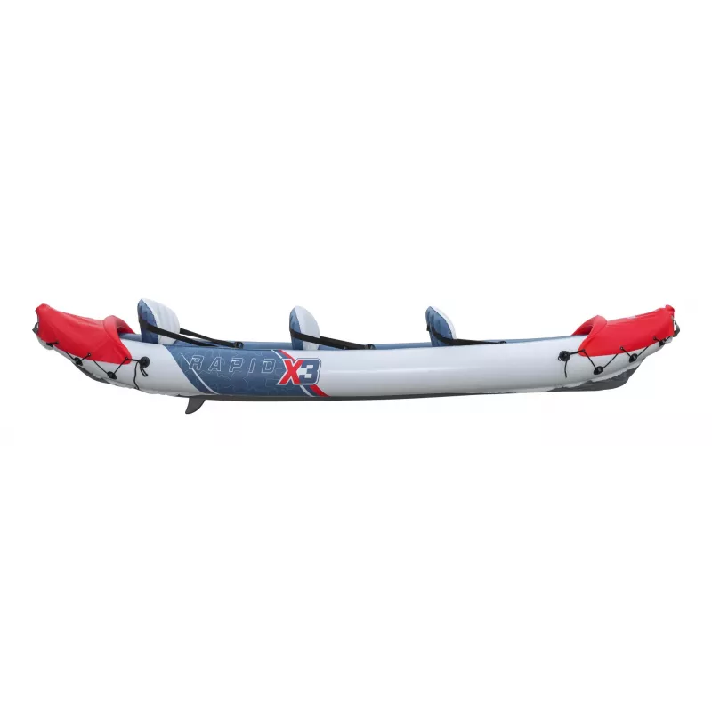 Bestway Hydro Force Rapid X3 aufblasbares Kajak-Set für 3 Personen 3,81 m