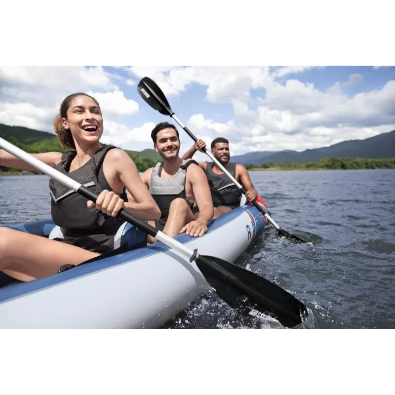 Bestway Hydro Force Rapid X3 aufblasbares Kajak-Set für 3 Personen 3,81 m