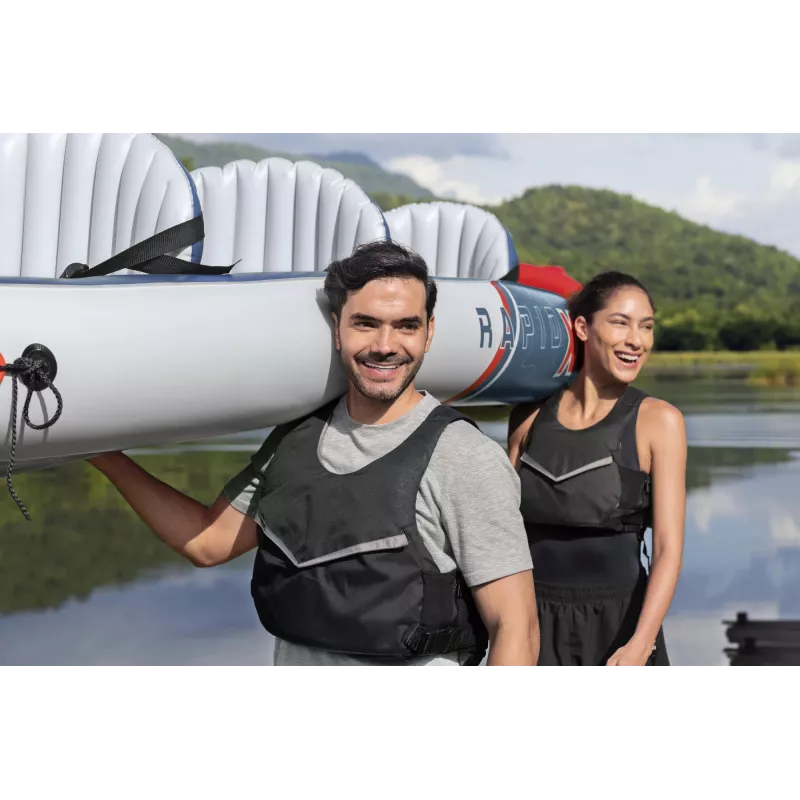 Bestway Hydro Force Rapid X3 aufblasbares Kajak-Set für 3 Personen 3,81 m