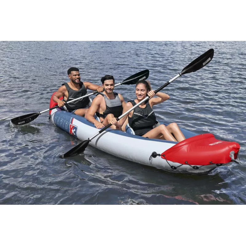 Bestway Hydro Force Rapid X3 aufblasbares Kajak-Set für 3 Personen 3,81 m