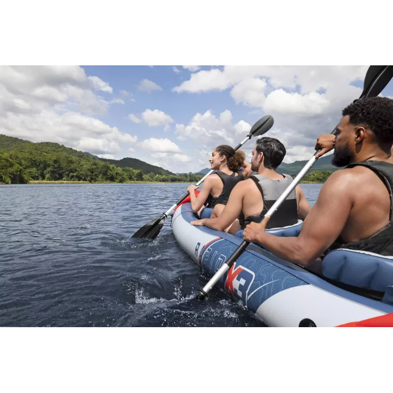 Bestway Hydro Force Rapid X3 aufblasbares Kajak-Set für 3 Personen 3,81 m