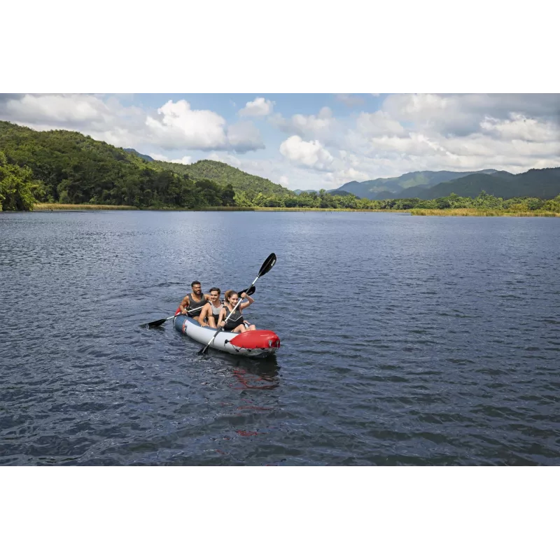 Bestway Hydro Force Rapid X3 aufblasbares Kajak-Set für 3 Personen 3,81 m