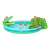 Bestway Crocodile Cove Kinder aufblasbares Wasserspielcenter und Pool 2,24 m x 1,81 m x 72 cm