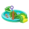 Bestway Crocodile Cove Kinder aufblasbares Wasserspielcenter und Pool 2,24 m x 1,81 m x 72 cm