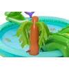 Bestway Crocodile Cove Kinder aufblasbares Wasserspielcenter und Pool 2,24 m x 1,81 m x 72 cm