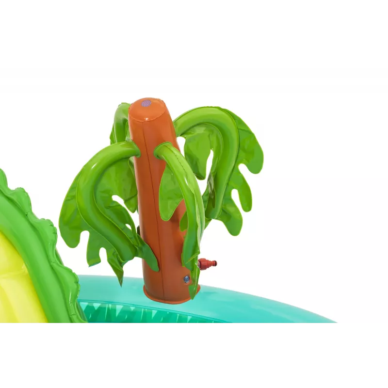 Bestway Crocodile Cove Kinder aufblasbares Wasserspielcenter und Pool 2,24 m x 1,81 m x 72 cm