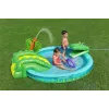 Bestway Crocodile Cove Kinder aufblasbares Wasserspielcenter und Pool 2,24 m x 1,81 m x 72 cm