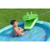 Bestway Crocodile Cove Kinder aufblasbares Wasserspielcenter und Pool 2,24 m x 1,81 m x 72 cm
