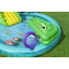 Bestway Crocodile Cove Kinder aufblasbares Wasserspielcenter und Pool 2,24 m x 1,81 m x 72 cm