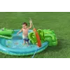 Bestway Crocodile Cove Kinder aufblasbares Wasserspielcenter und Pool 2,24 m x 1,81 m x 72 cm
