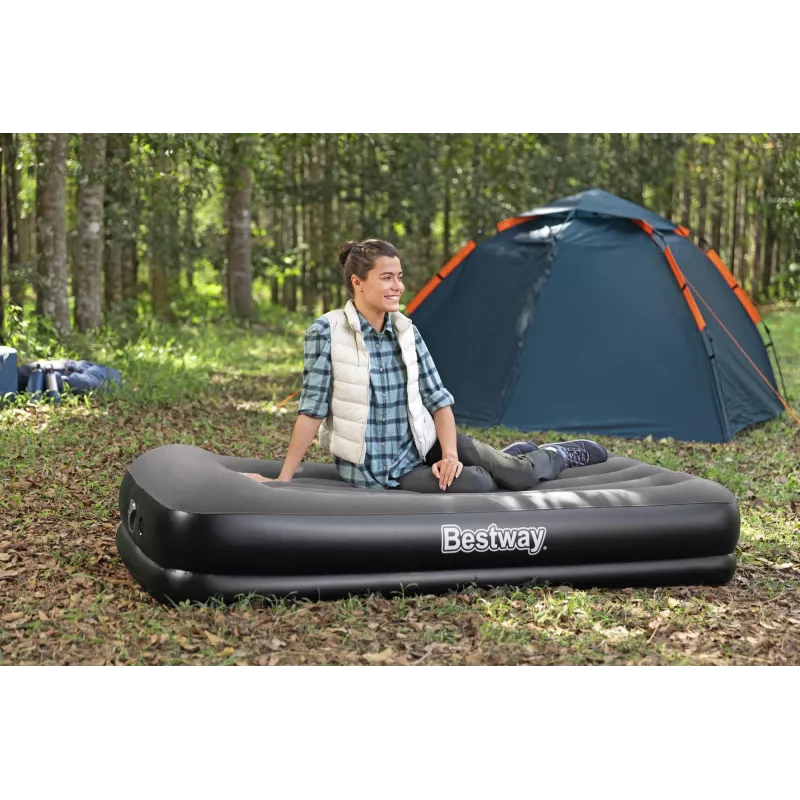 Bestway Tritech Twin Luftmatratze mit integrierter USB-Pumpe 1,91 m x 97 cm x 36 cm