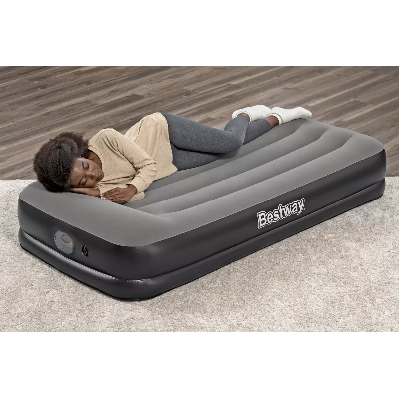 Bestway Tritech Twin Luftmatratze mit integrierter USB-Pumpe 1,91 m x 97 cm x 36 cm