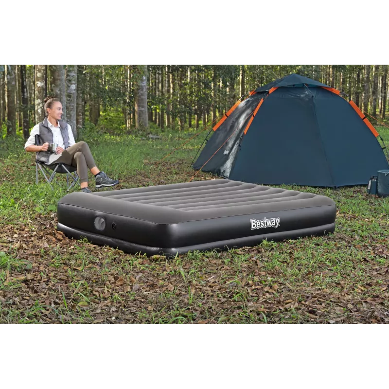 Bestway Tritech Queen Luftmatratze mit integrierter USB-Pumpe 2,03 m x 1,52 m x 36 cm